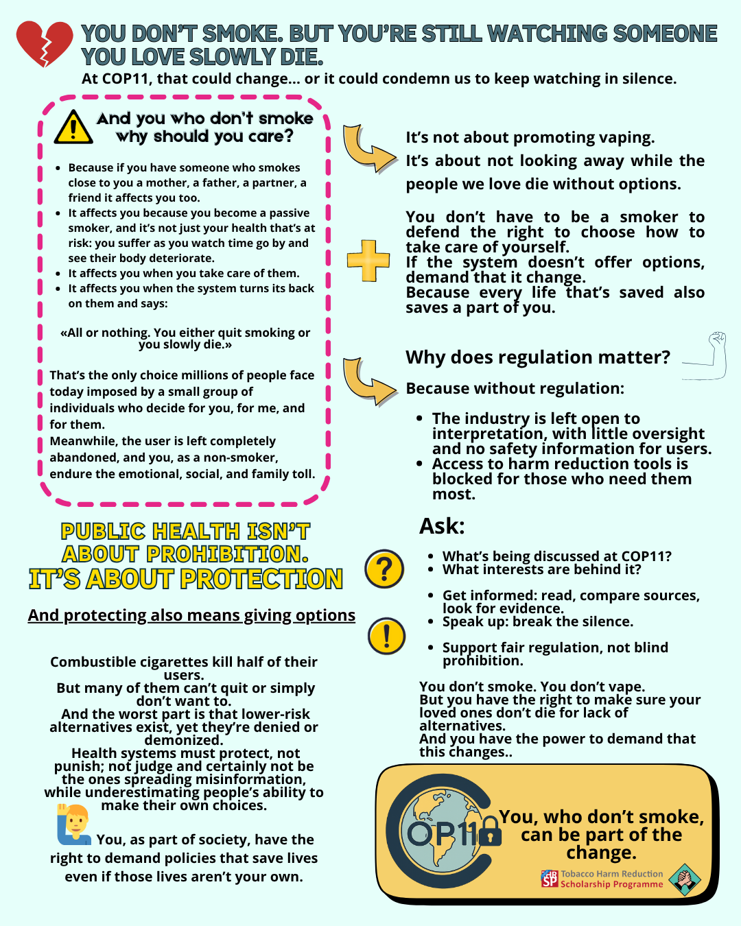 Portada de Don’t look away: COP11